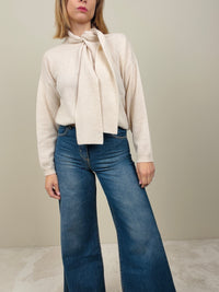 Maglia collo sciarpa