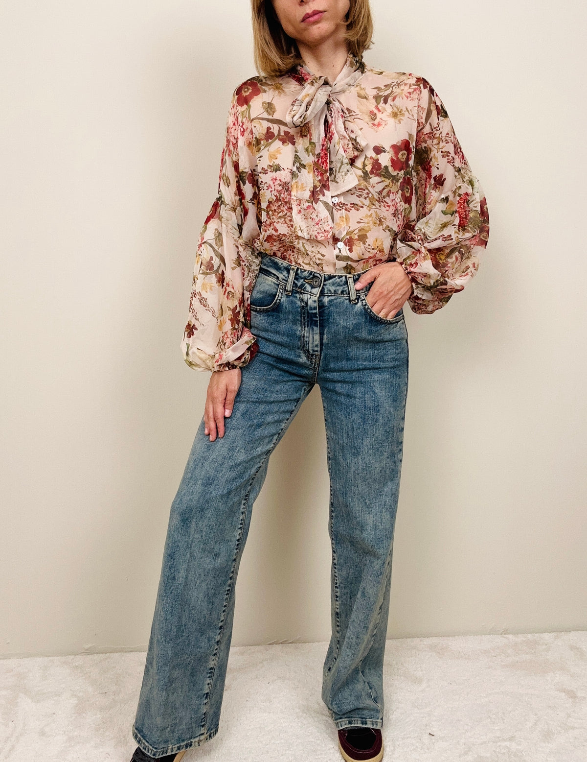Jeans gamba dritta