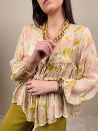 Blusa fantasia rosa