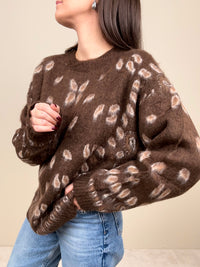 Maglione bandana marrone