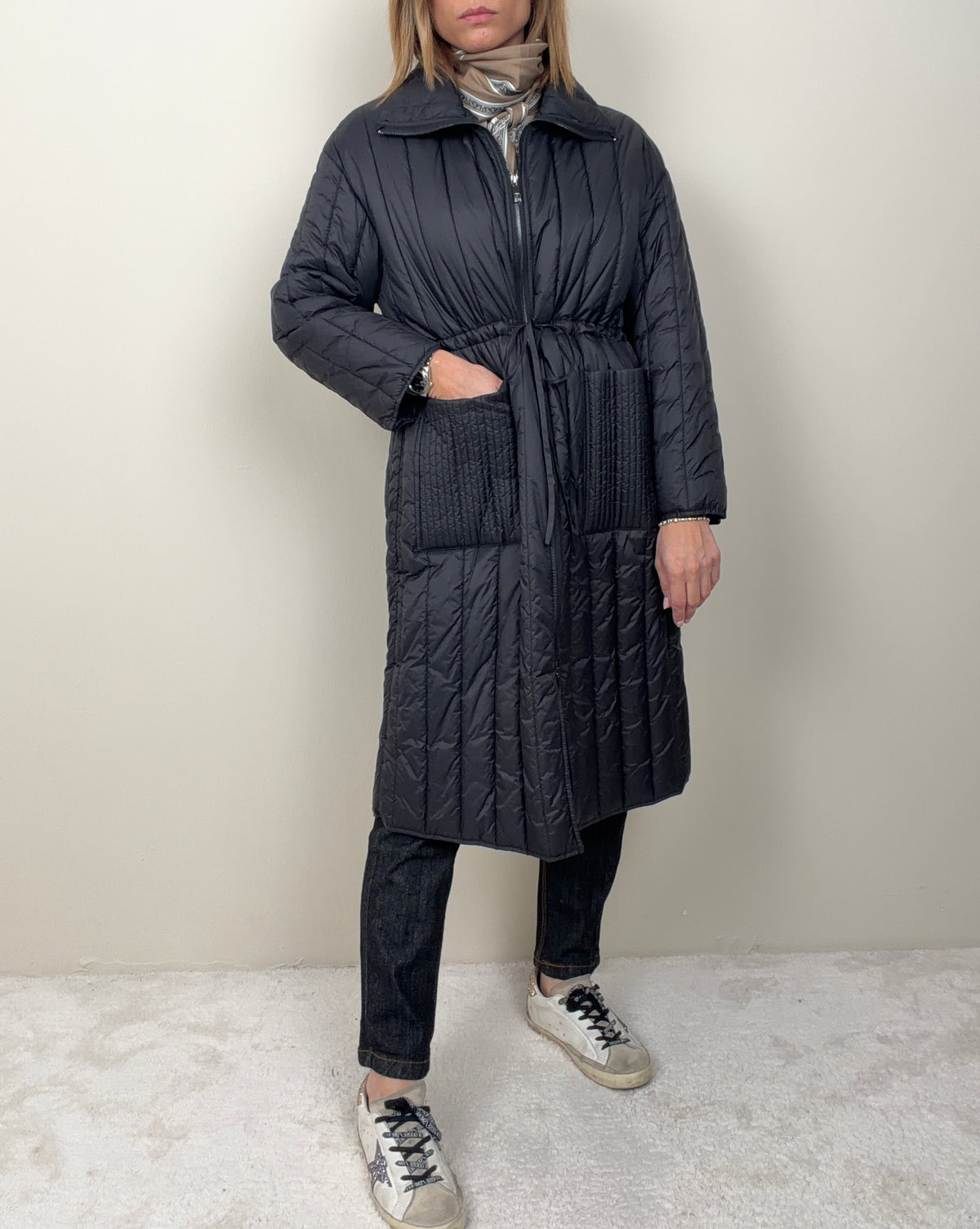 Trench coat con piumino