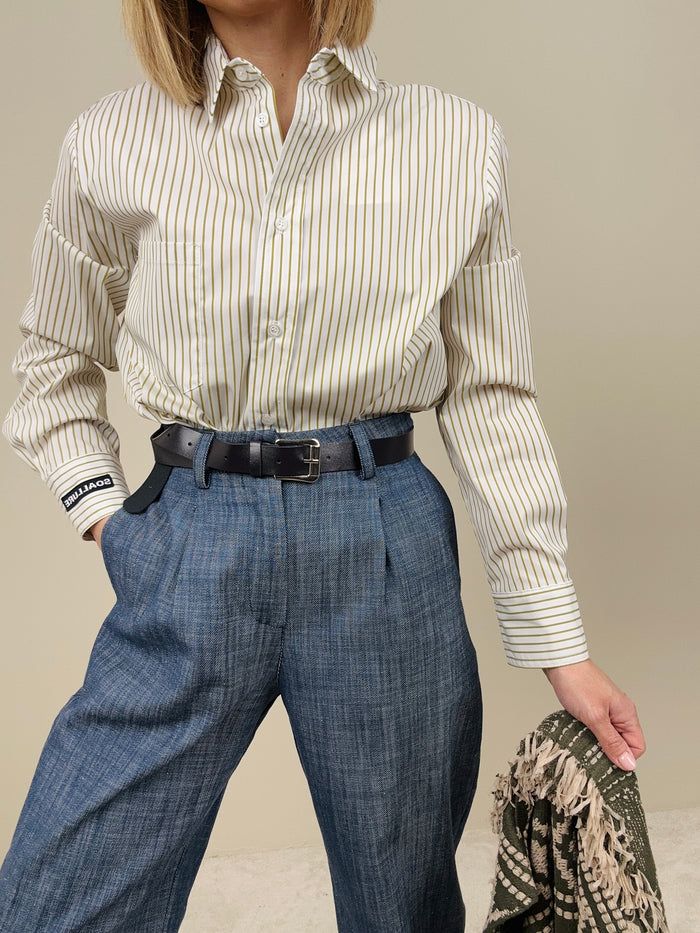 Camicia bastoncino verde