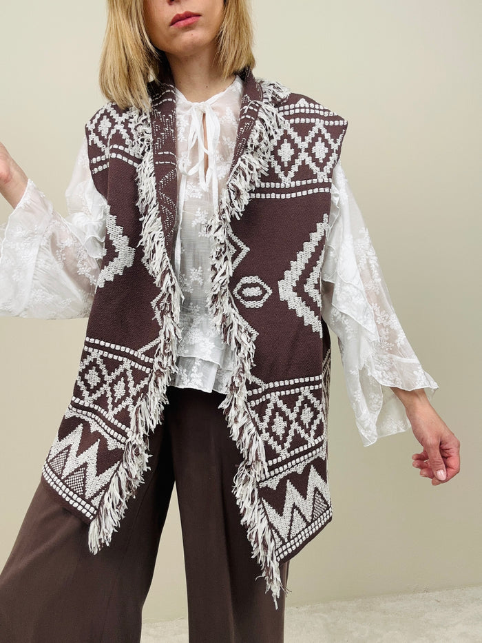 Gilet in maglia Maya
