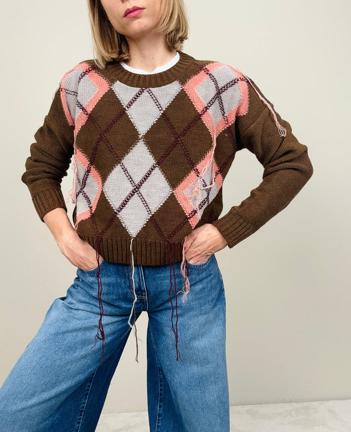 Maglione con rombi