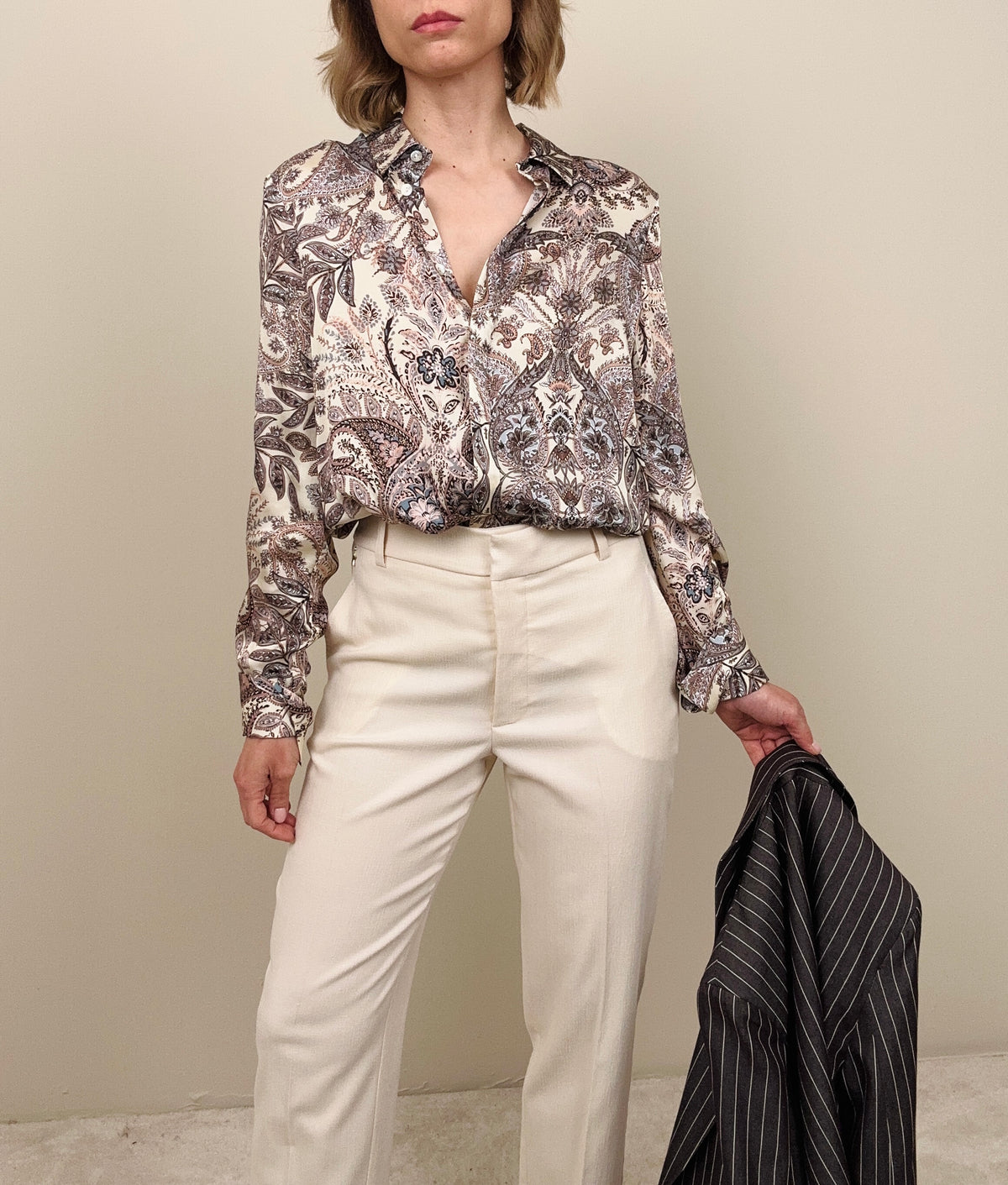 Camicia stampa cachemire