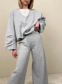 Pantalone ginnico grigio