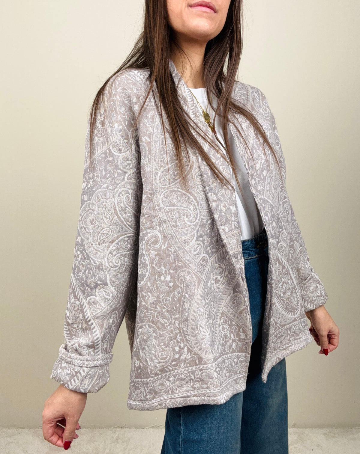 Cardigan Malika grey
