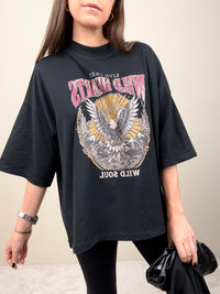 T-shirt Aquila nero