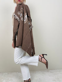 Pantalone in cotone sfrangiato