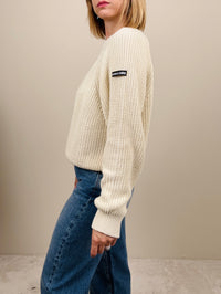 Maglione girocollo burro