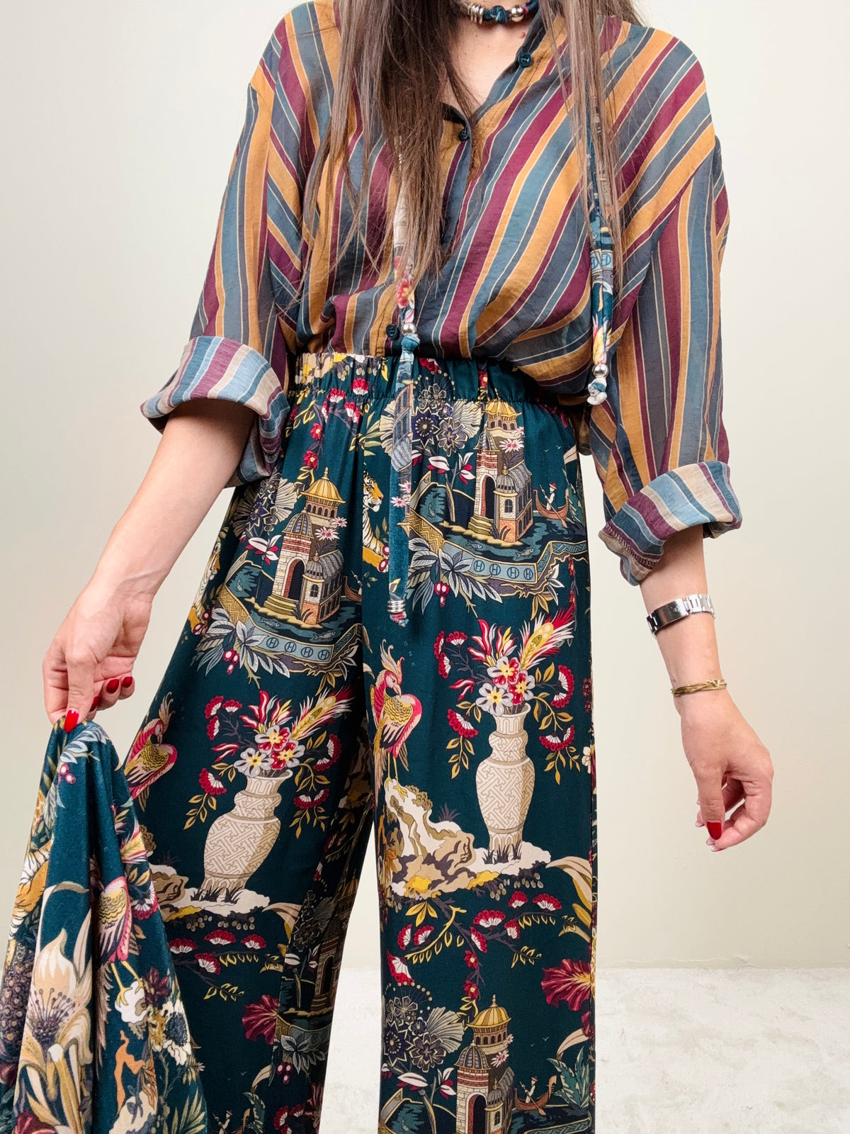 Pantalone Nomad ottanio