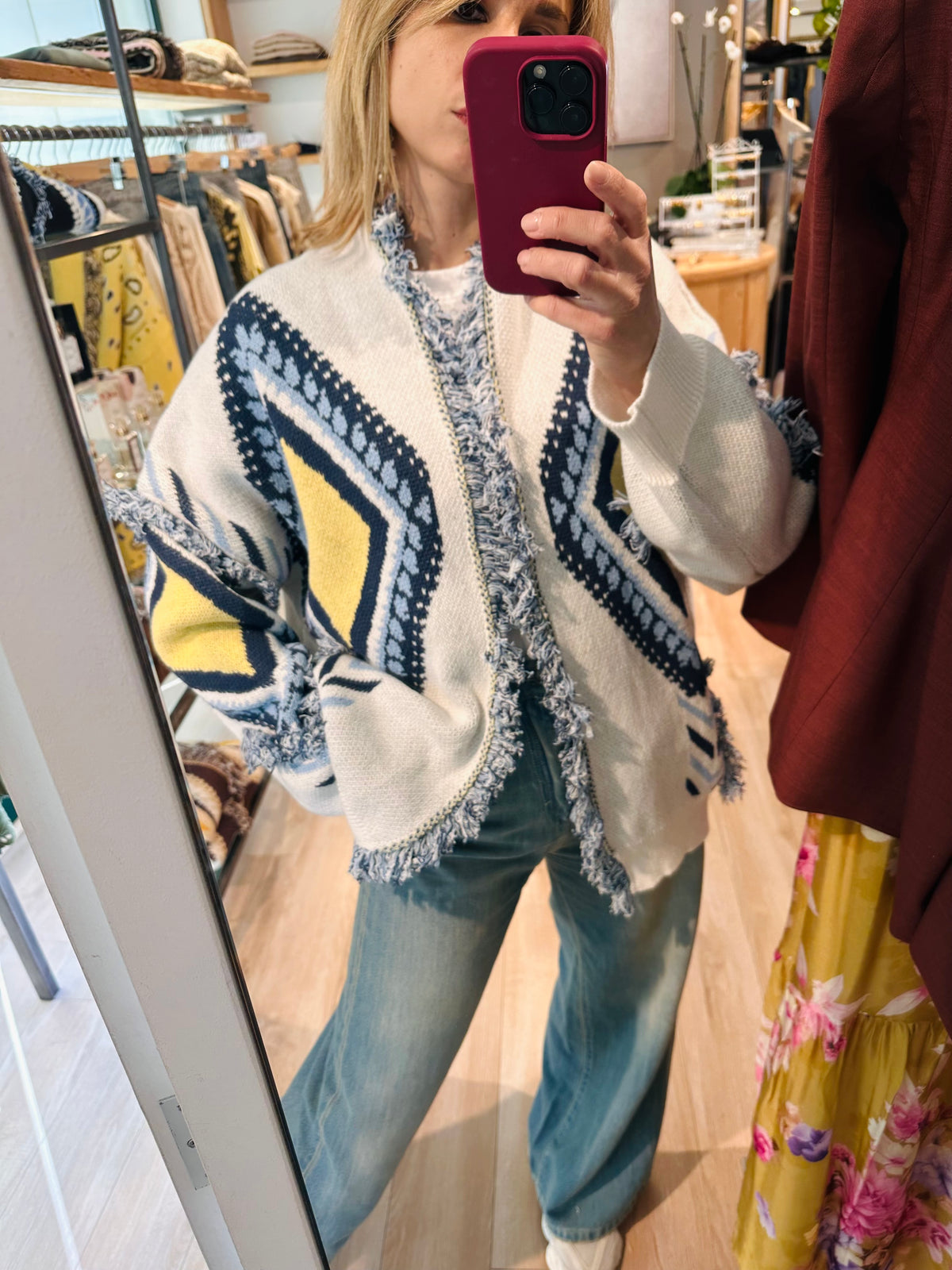 Cardigan rombi (più colori)