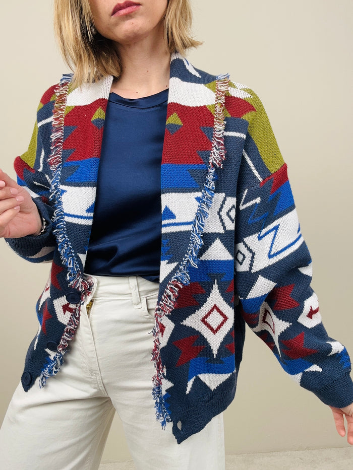 Cardigan multicolor