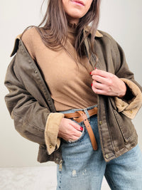 Giubbino Barbour effetto invecchiato