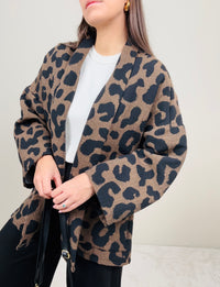 Kimono leopardato