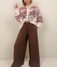 Pantalone marrone in modal