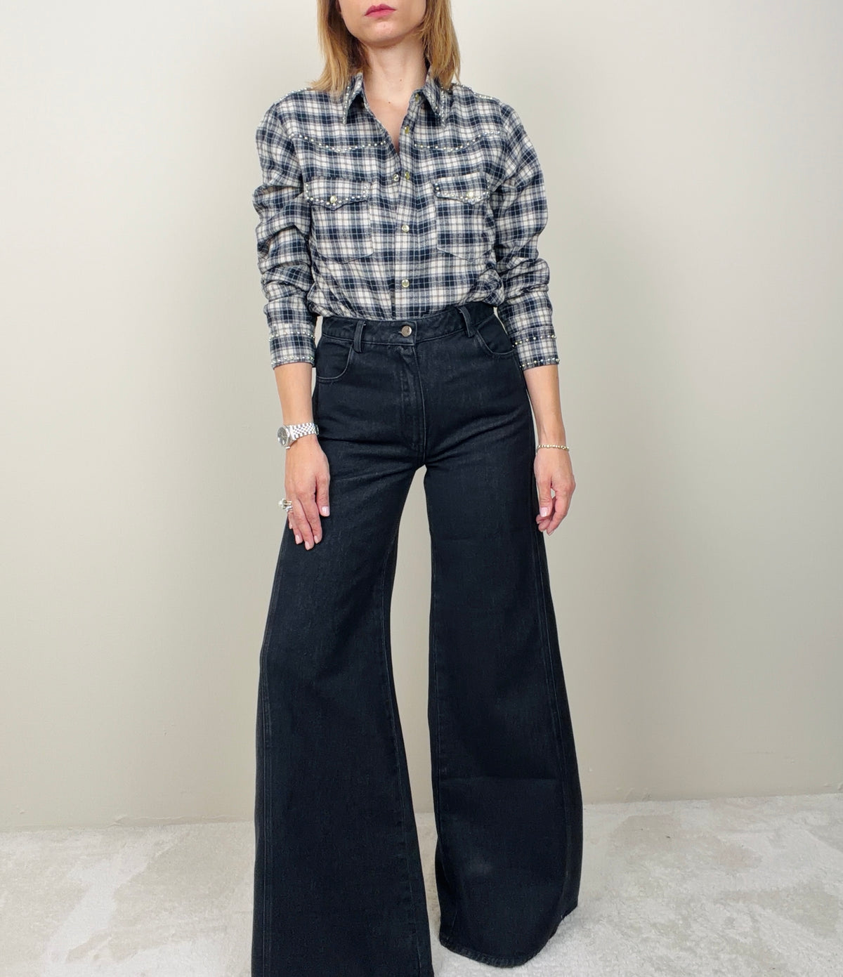 Jeans flare black