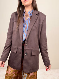Blazer suede cacao