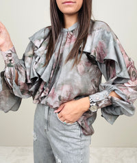 Camicia fantasia polvere