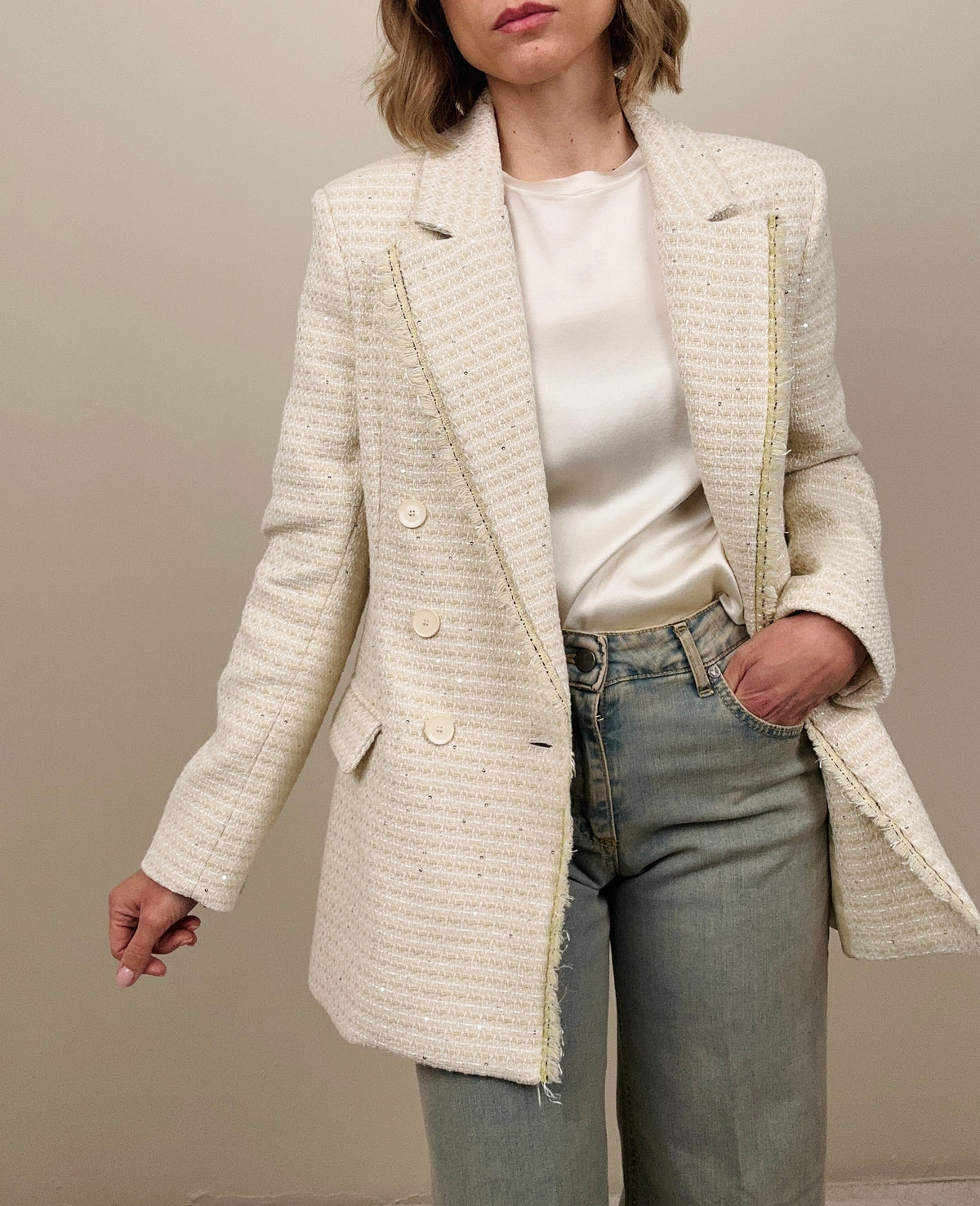 Giacca tessuto chanel (più colori)