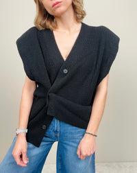 Gilet in maglia con spalline (più colori)