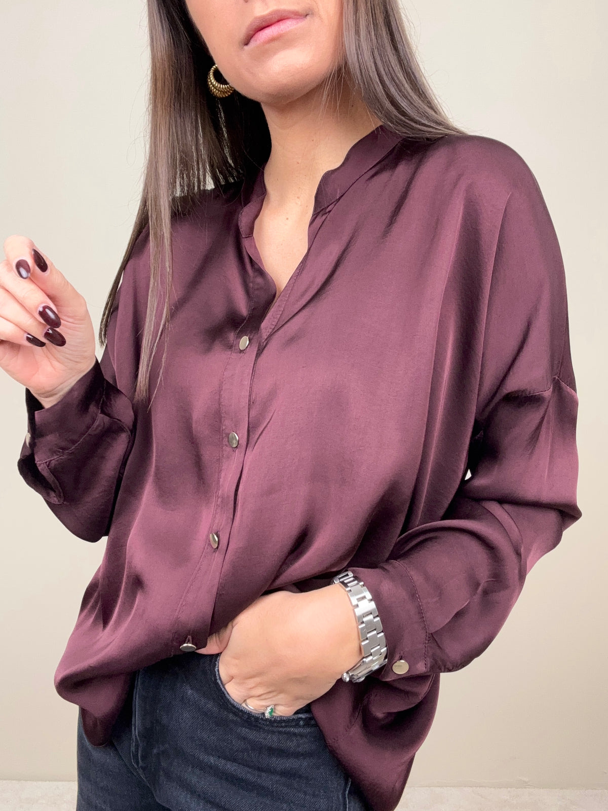 Blusa bottoncini (più colori)