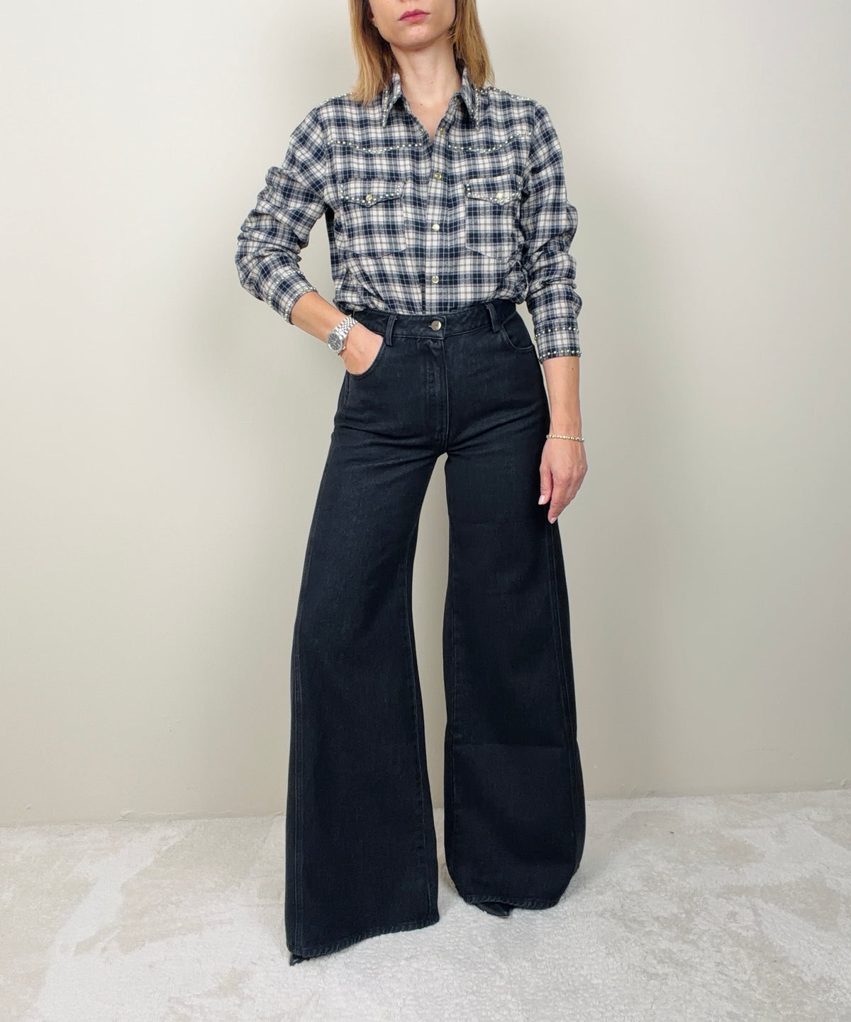 Jeans flare black