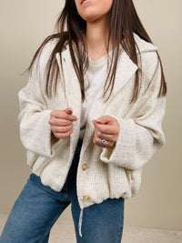 Bomber in tessuto chanel