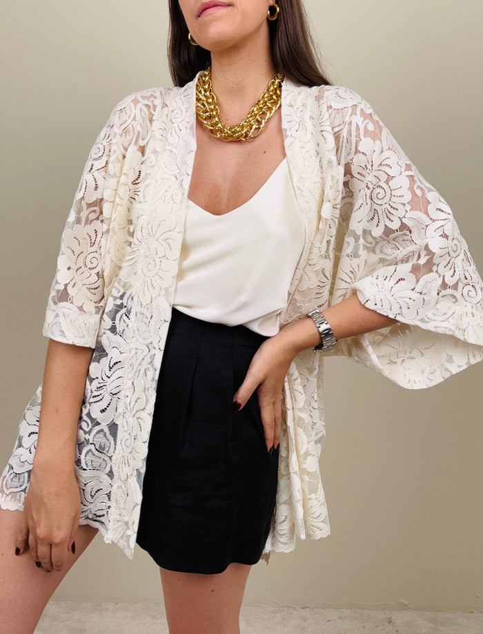 Kimono in pizzo