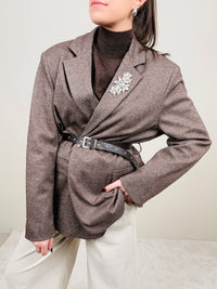 Blazer over con cintura