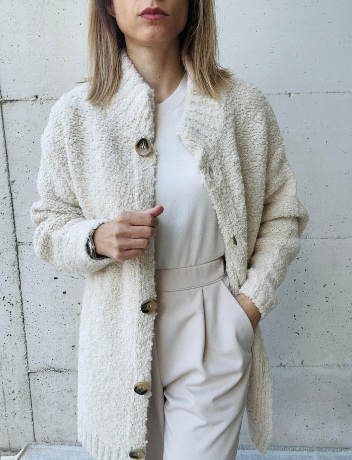 Cardigan con bottoni