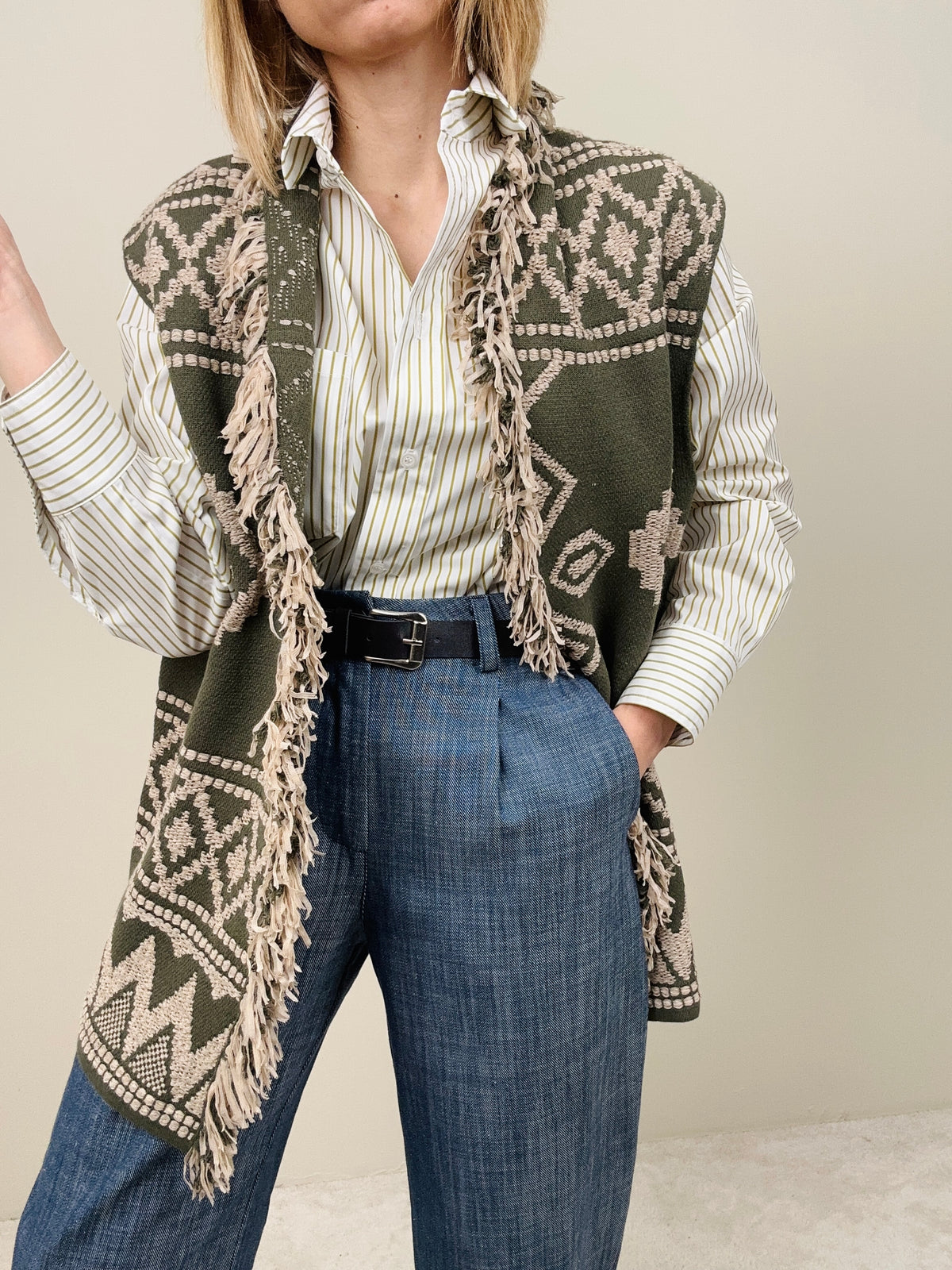 Gilet in maglia Maya (più colori)