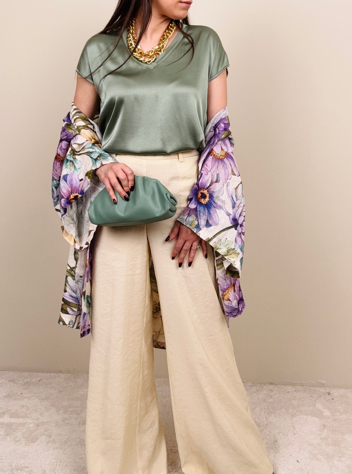 Pantalone cream