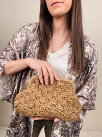 Clutch in rafia (più colori)