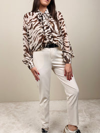 Pantalone burro con cintura