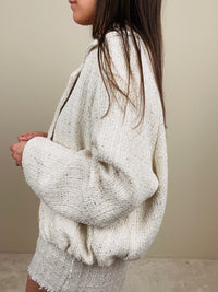 Bomber in tessuto chanel