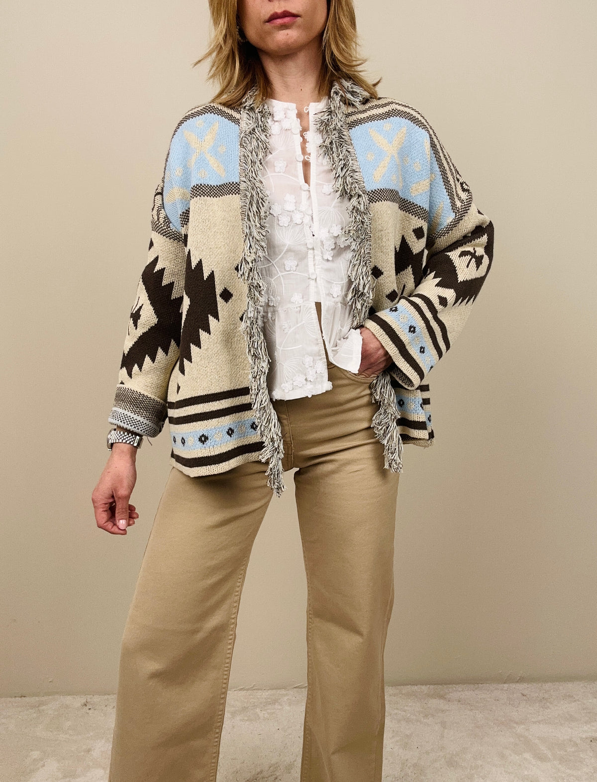 Cardigan Maya corto