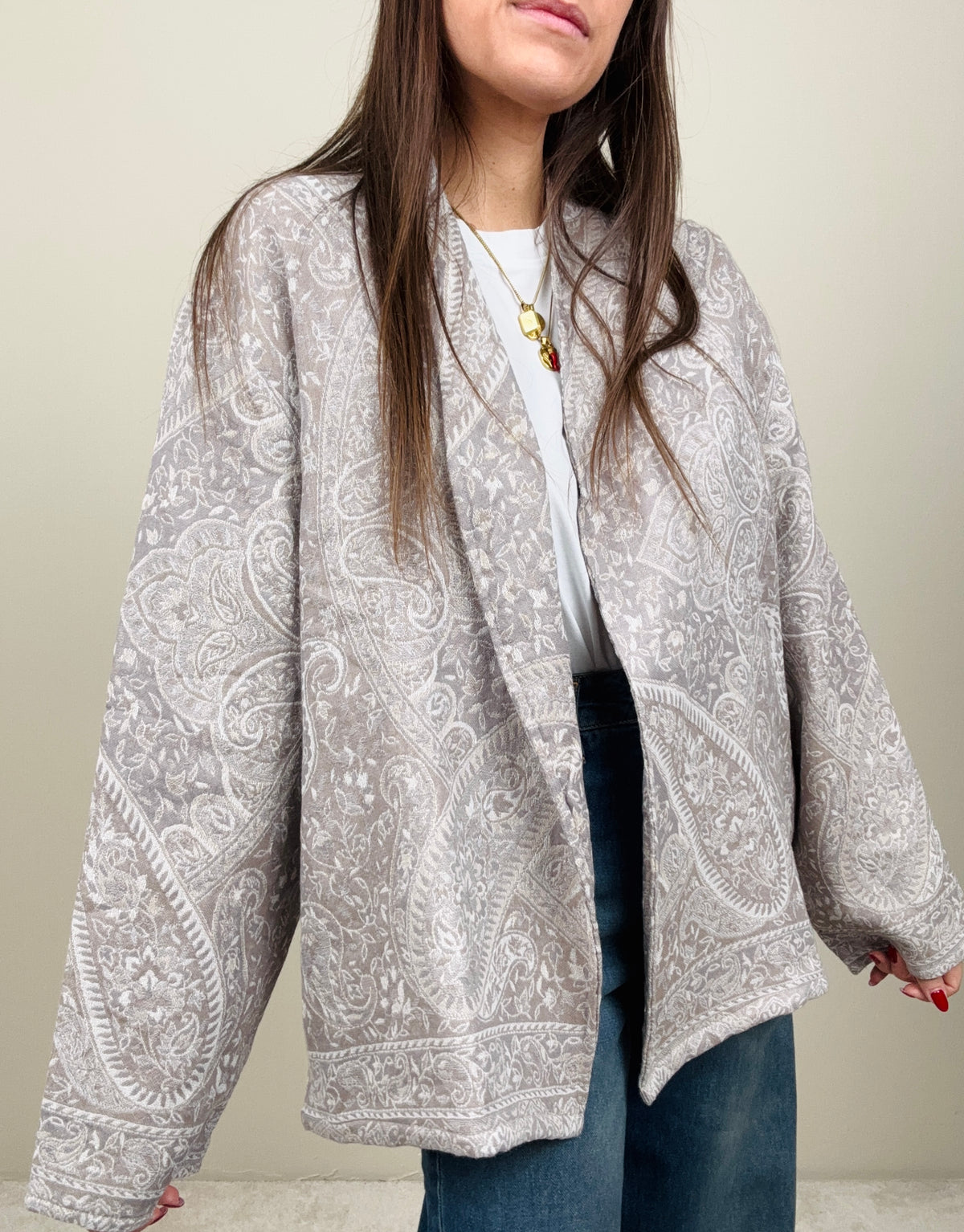 Cardigan Malika grey