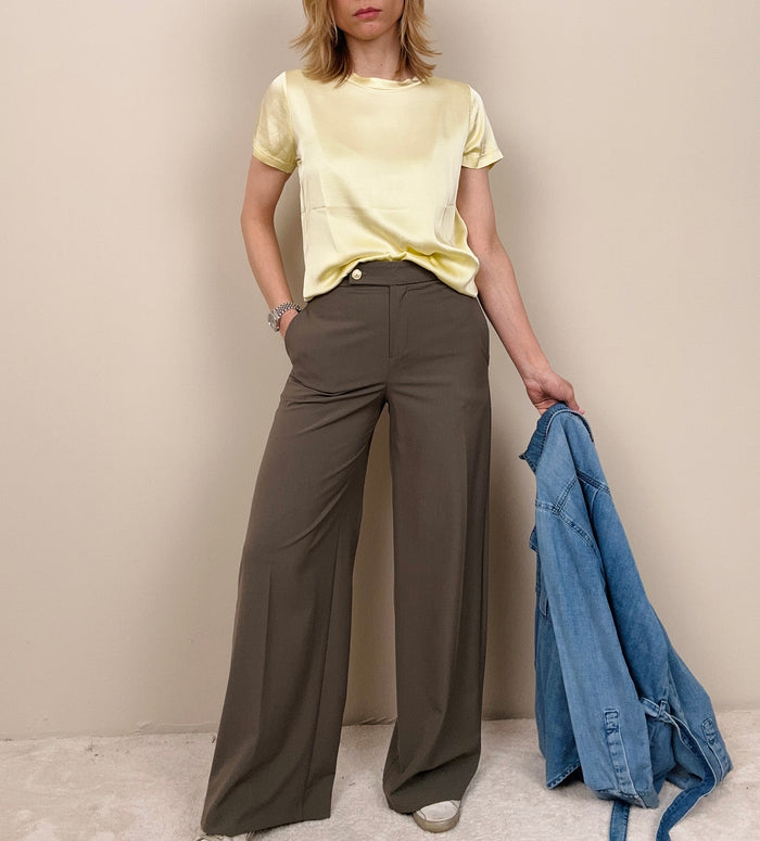 Pantalone con bottone oro (più colori)