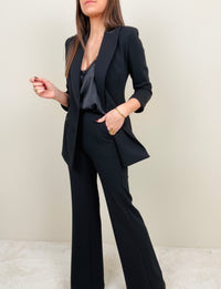 Pantalone zampa nero