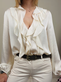 Camicia burro con ruches