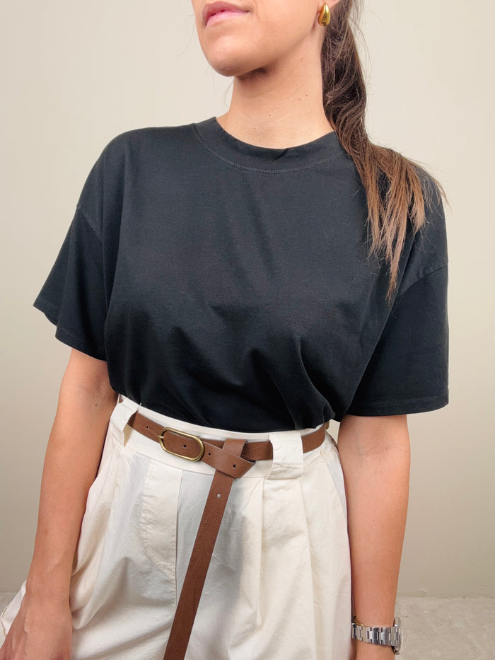 T-shirt scatoletta nera