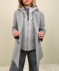 Cappotto col gilet staccabile (più colori