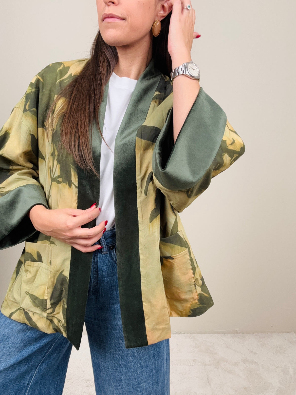 Kimono sui toni del verde
