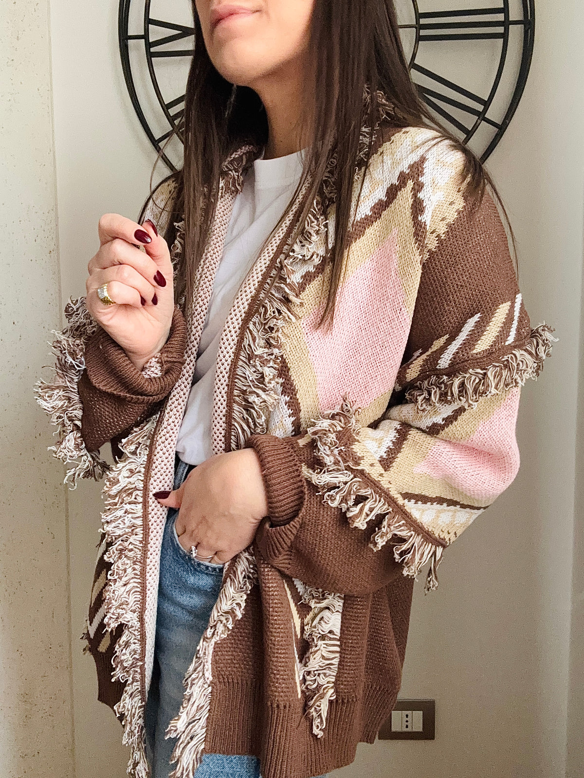 Cardigan rombi (più colori)