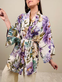 Kimono Flora lilla