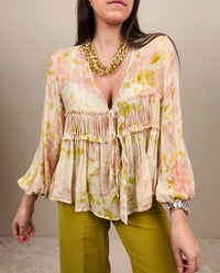 Blusa fantasia rosa
