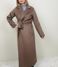 Cappotto vestaglia taupe