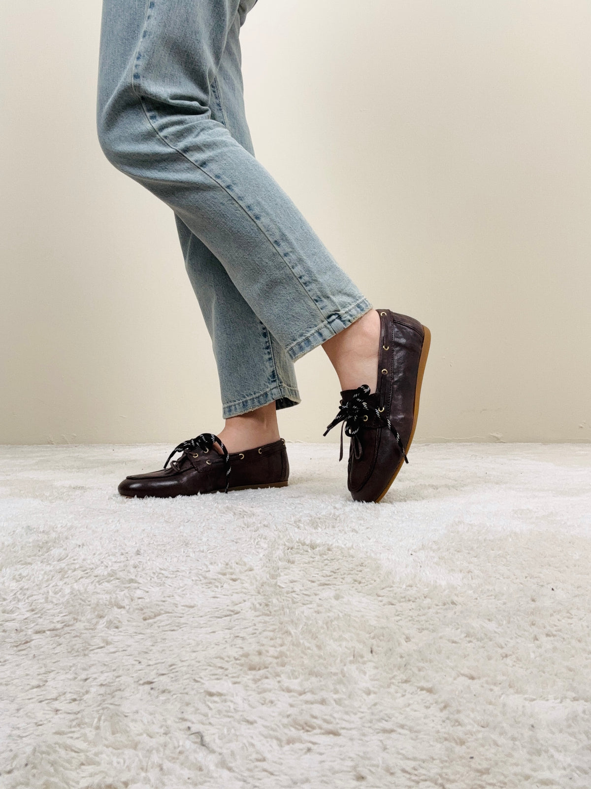 Scarpa da barca brown