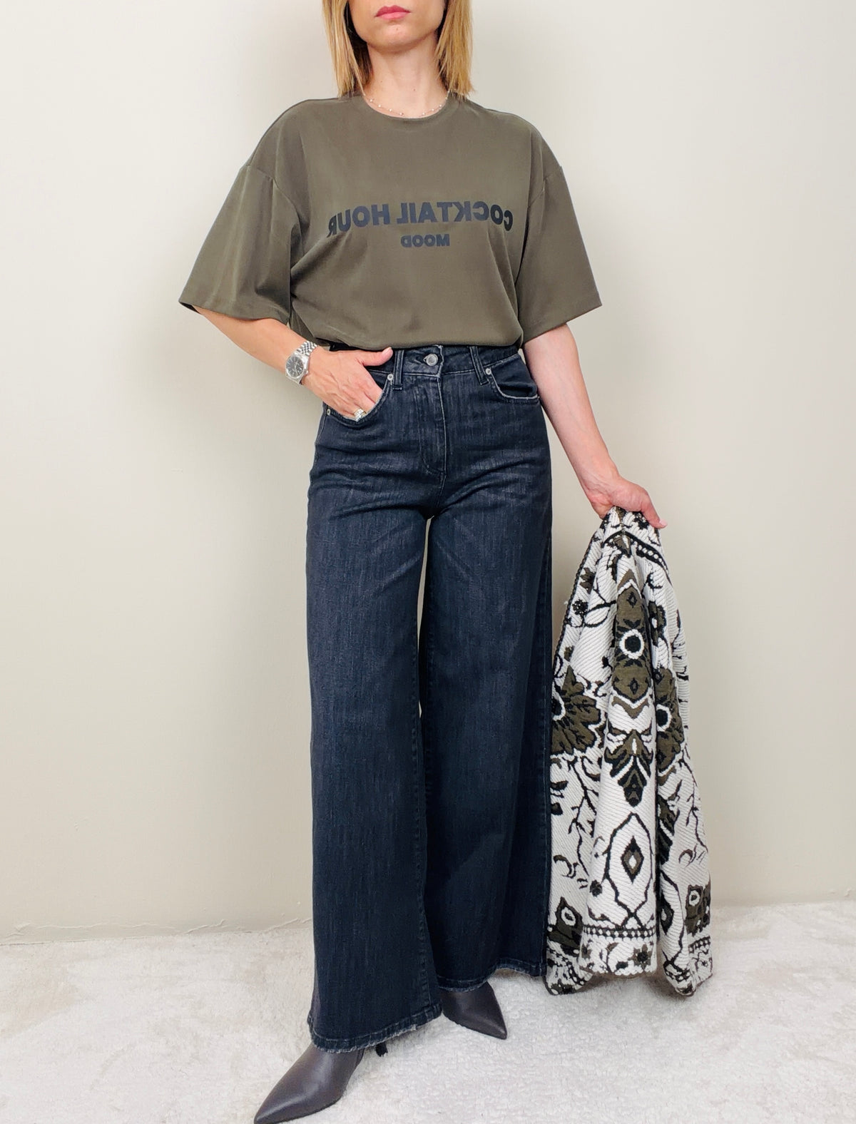 Jeans grigio scuro